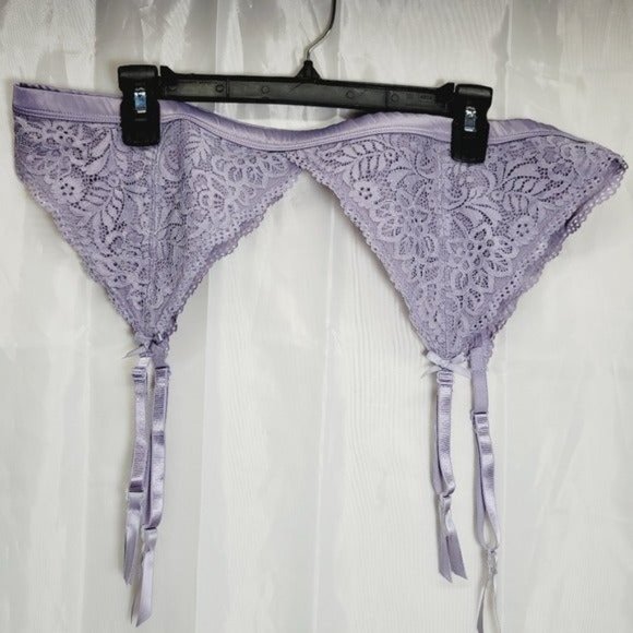* garter belt 3X women's plus size floral lace 42" with stretch purpleb - Picture 7 of 9